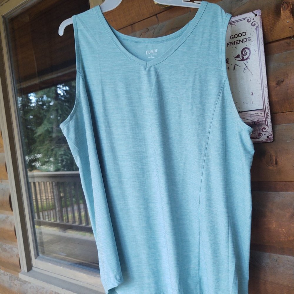 Duluth Sleeveless Armachillo Aqua XL